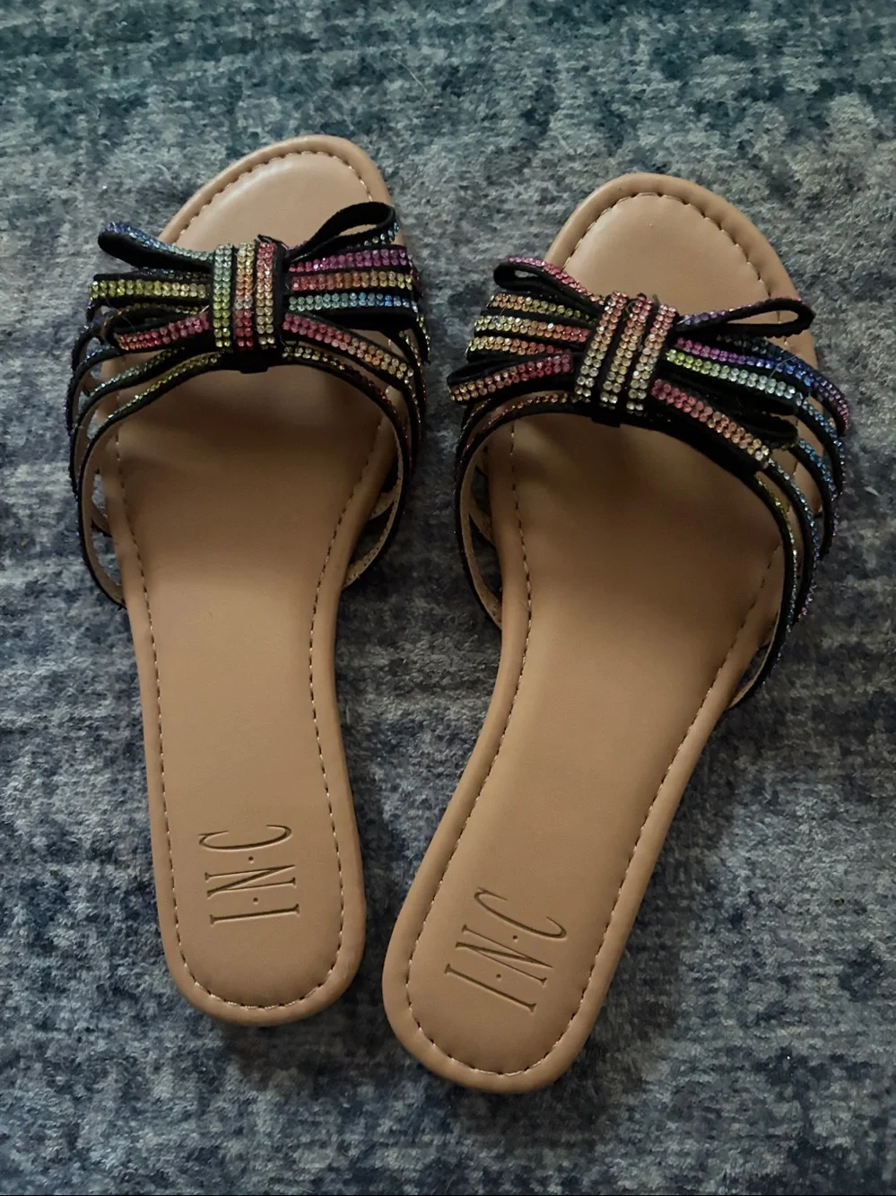 BLING SANDLS Sandals by INC for Macys  Size 7 in Original Box